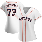 White Authentic Luis Contreras Women's Houston Astros Home Jersey