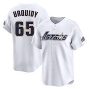White Limited Jose Urquidy Men's Houston Astros Throwback Cooperstown Collection Jersey